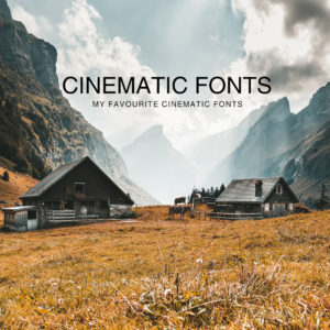 Cinematic Fonts